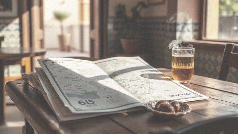 Co charakteryzuje wyspecjalizowaną mapę turystyczną Maroka?