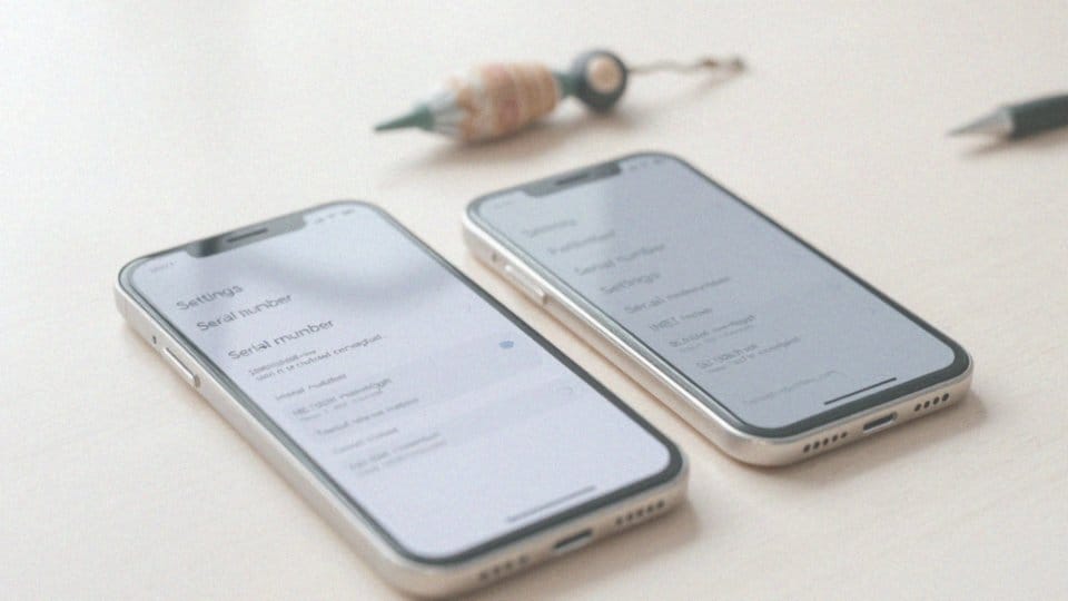 Jak numer seryjny różni się od numeru IMEI?