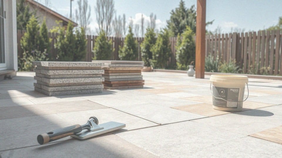 Jakie materiały można wykorzystać do wykończenia tarasu betonowego?