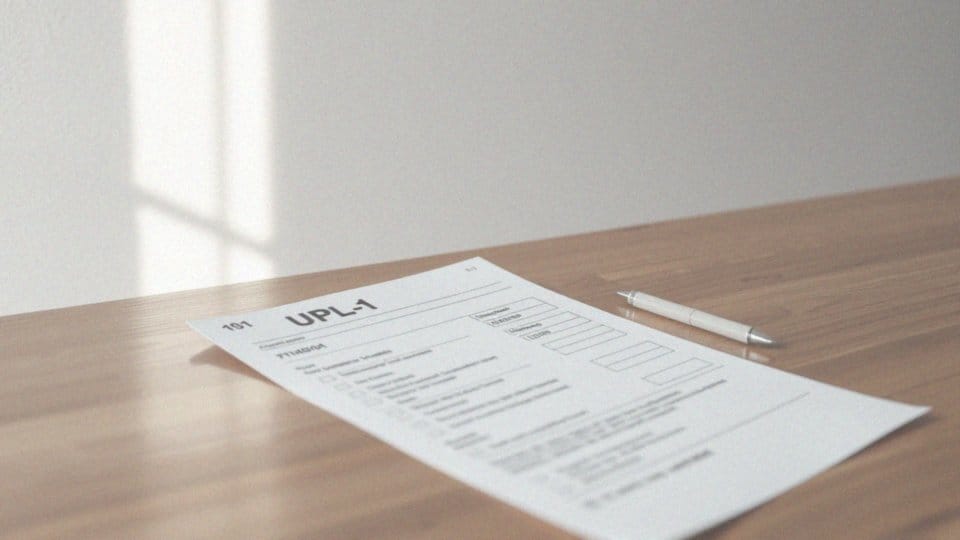 Co powinno zawierać oświadczenie podatnika w części E formularza UPL-1?