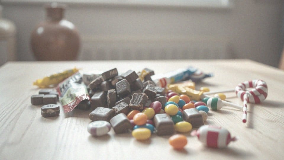 Jakie są wartości kaloryczne różnych rodzajów cukierków?