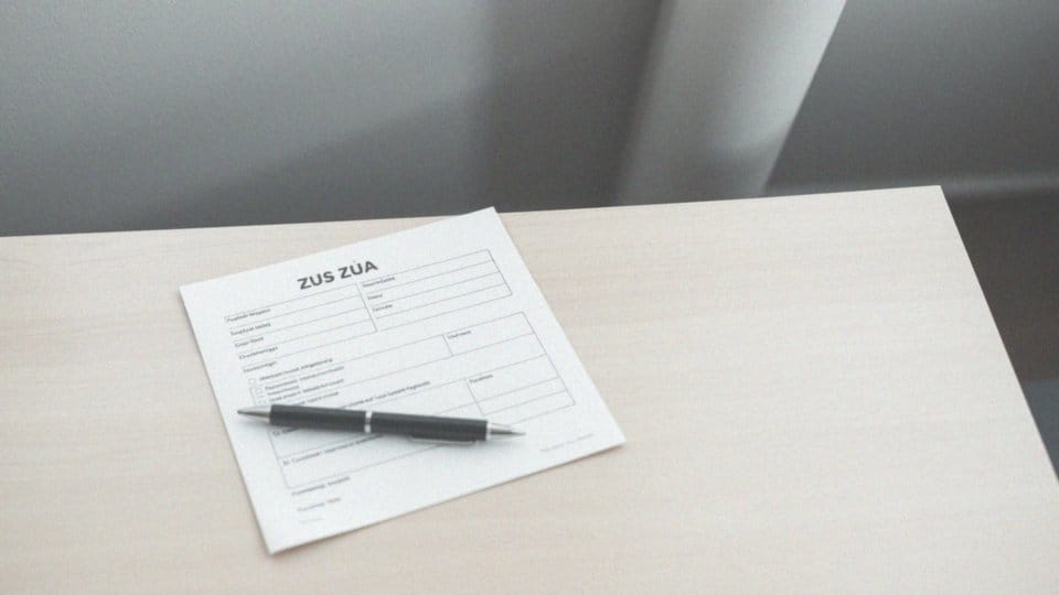 Jakie dane dotyczą w sekcji II formularza ZUS ZUA?